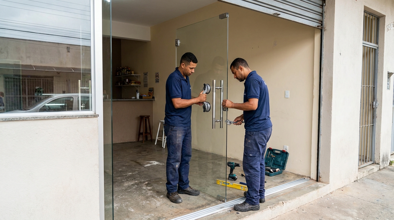 Portas em Vidro no Jardim Célia, Guarulhos‑SP