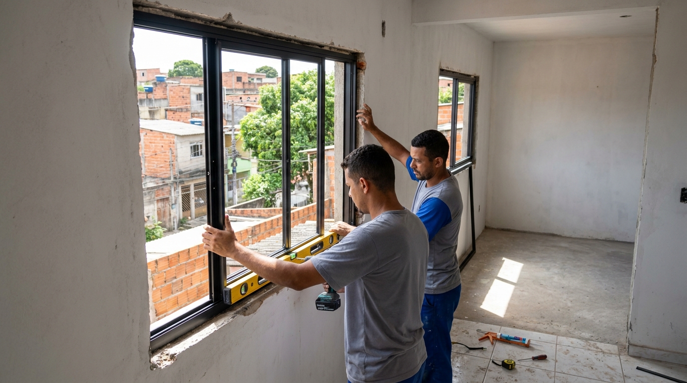 Produção de Portas e Janelas no Bom Clima, Guarulhos‑SP